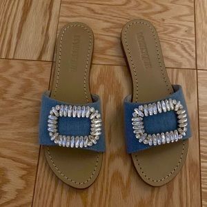 Mystique denim sandal - worn only a few times